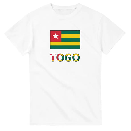 T-shirt Drapeau Togo en texte - Pixelforma 