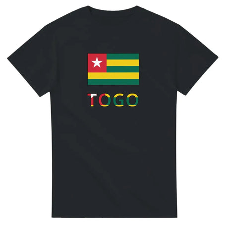 T-shirt Drapeau Togo en texte - Pixelforma 