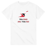 T-shirt drapeau trinité-et-tobago carte - pixelforma