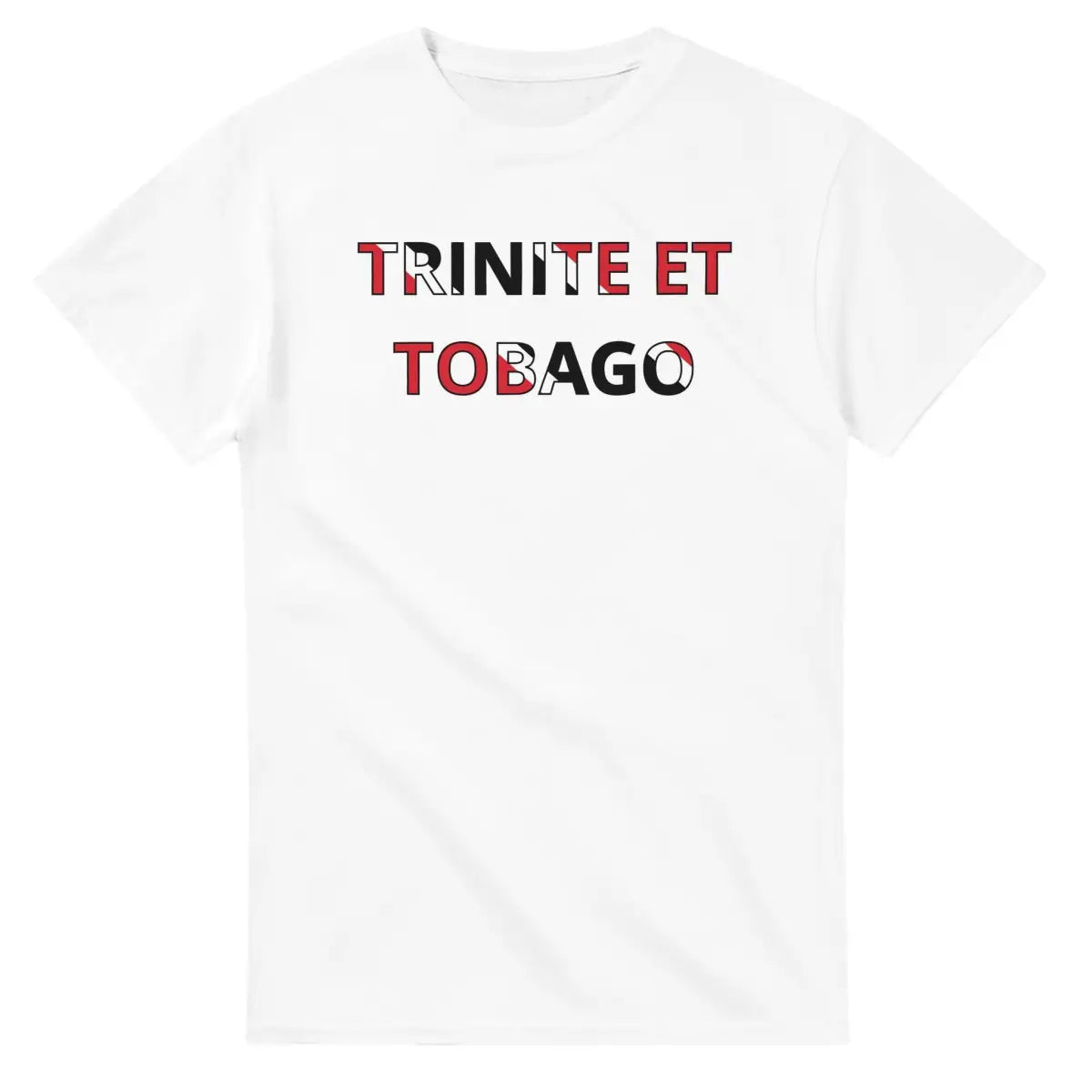 T-shirt Drapeau Trinité-et-Tobago en écriture - Pixelforma 