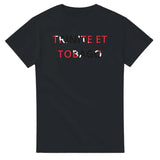 T-shirt Drapeau Trinité-et-Tobago en écriture - Pixelforma 