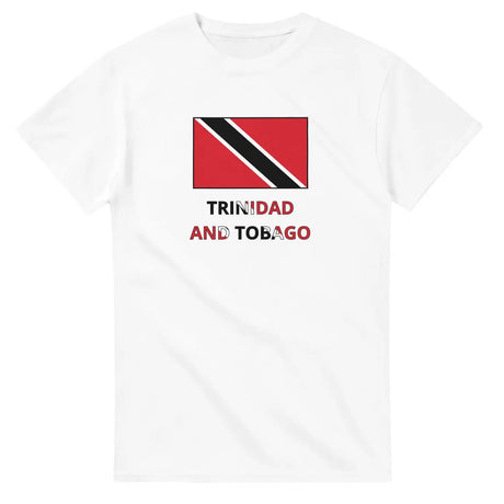 T-shirt drapeau trinité-et-tobago texte - pixelforma