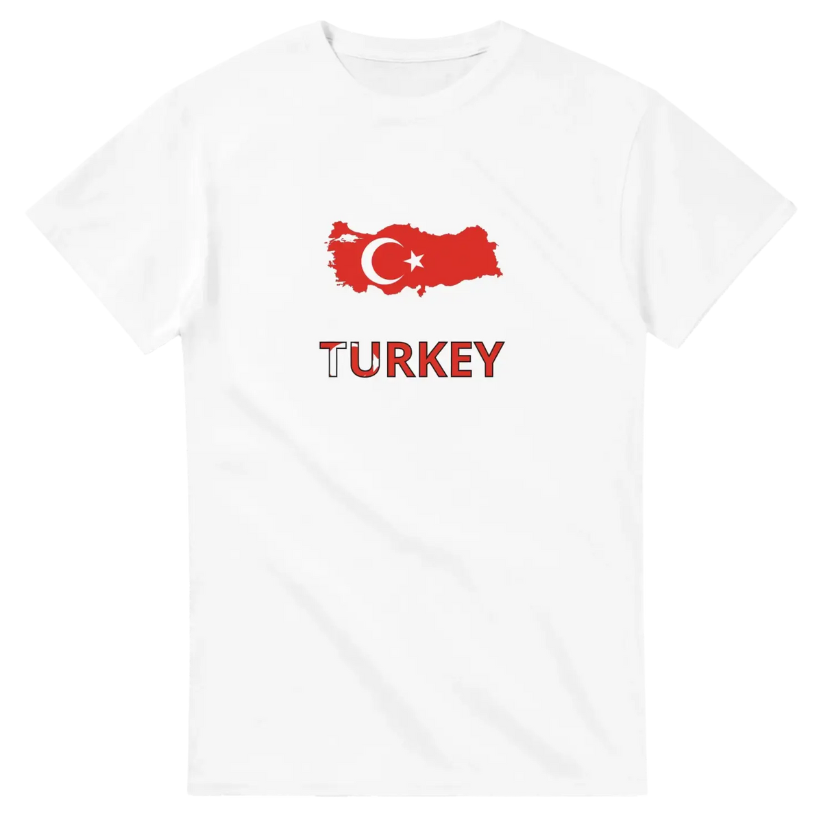 T-shirt drapeau turquie carte - pixelforma