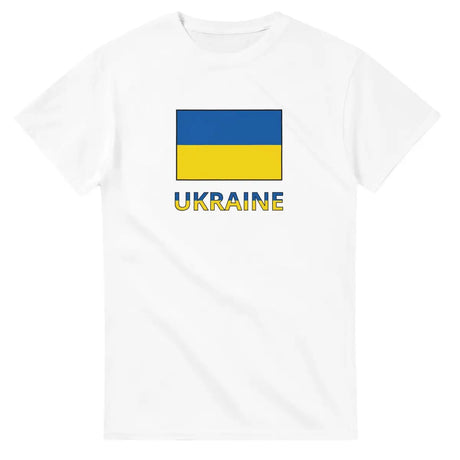 T-shirt Drapeau Ukraine en texte - Pixelforma 