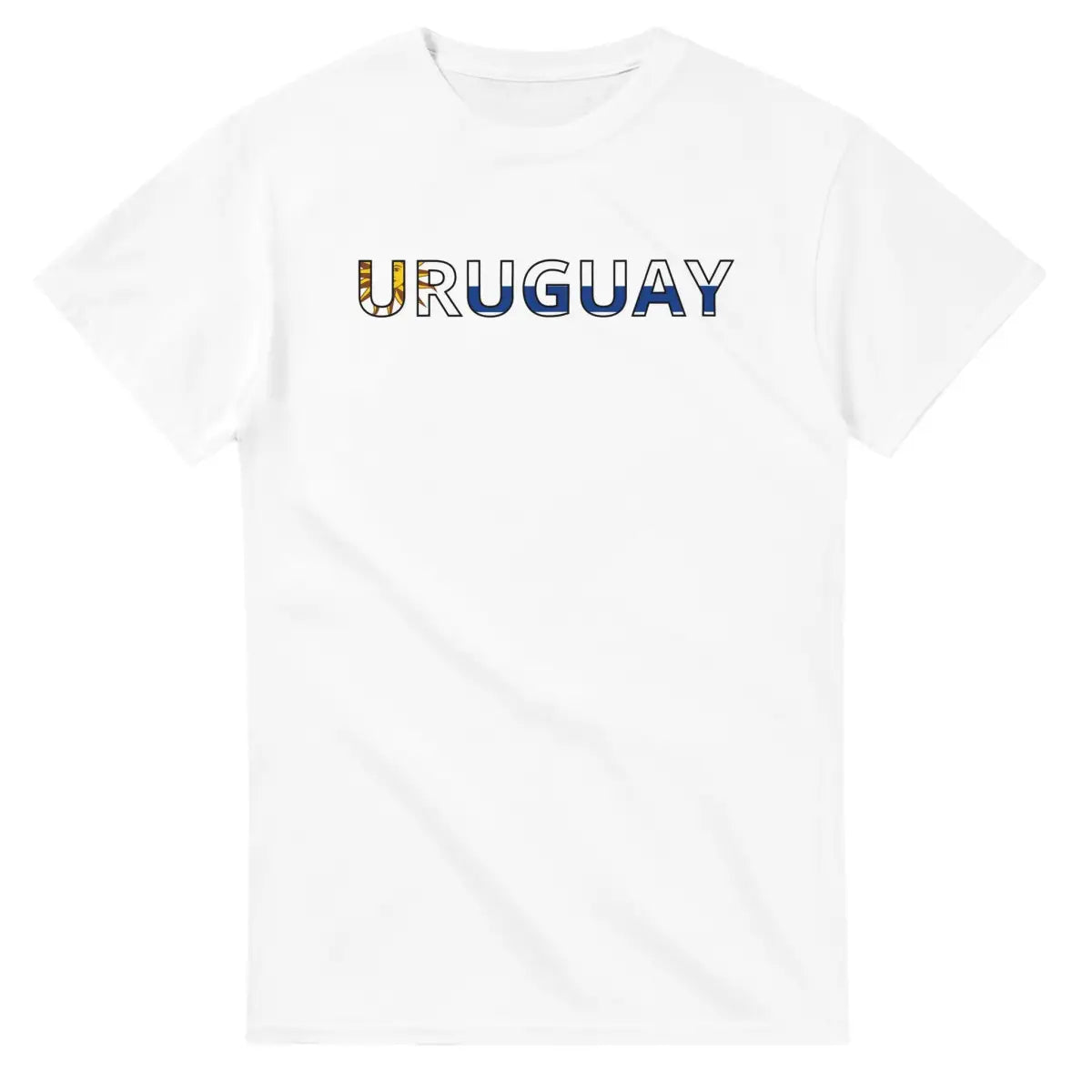 T-shirt Drapeau Uruguay en écriture - Pixelforma 