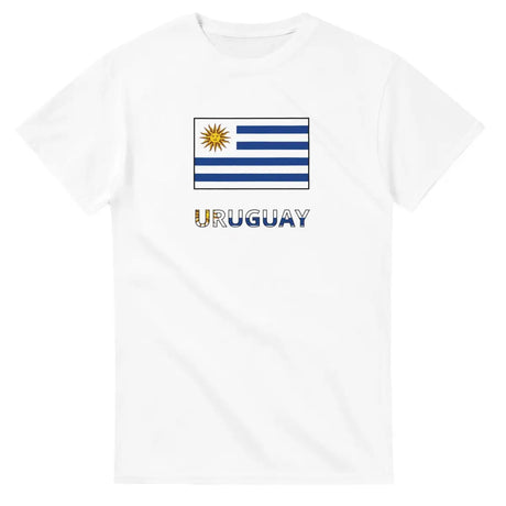 T-shirt Drapeau Uruguay en texte - Pixelforma 