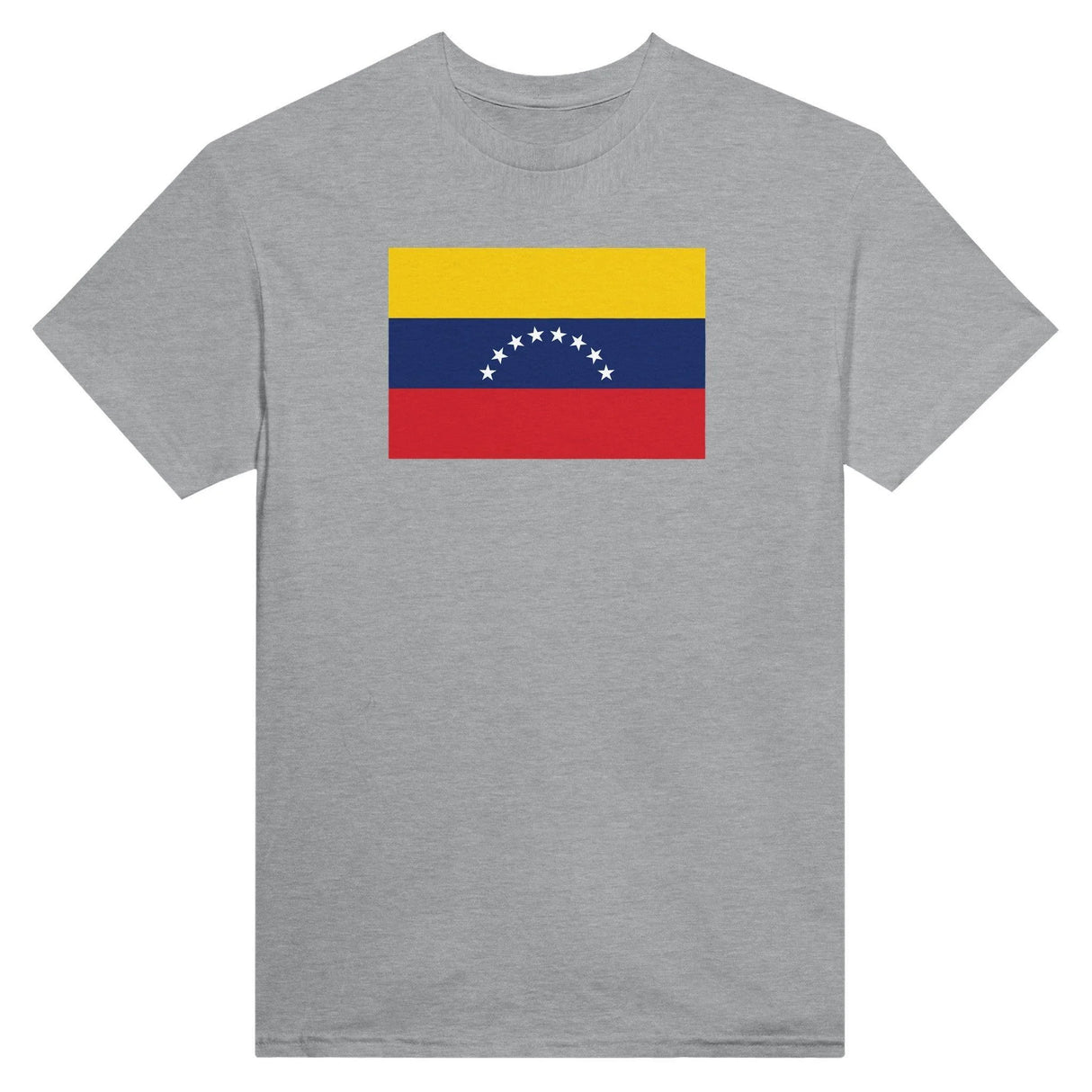 T-shirt drapeau venezuela coton épais brodé élégant