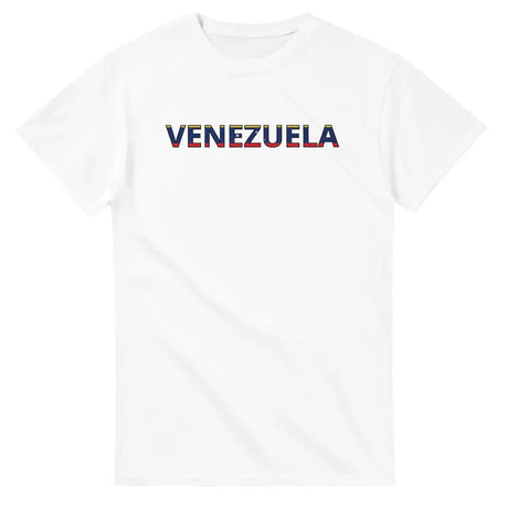 T-shirt Drapeau Venezuela en écriture - Pixelforma 