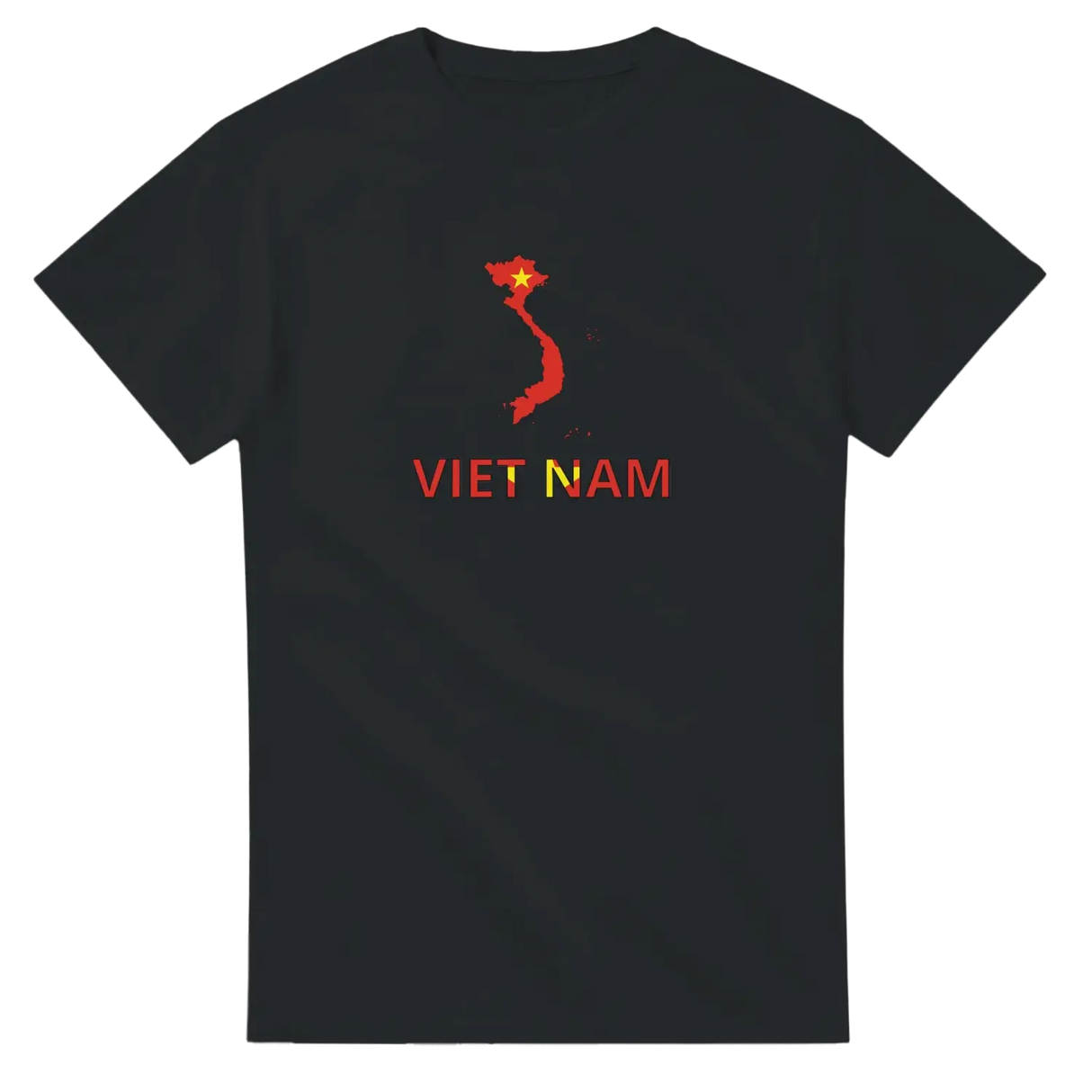 T-shirt drapeau viêt nam en carte - pixelforma