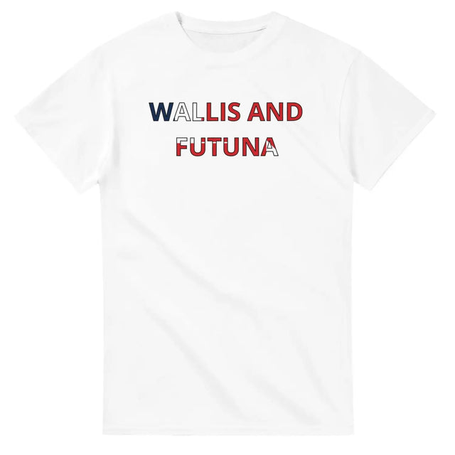 T-shirt drapeau wallis-et-futuna - pixelforma