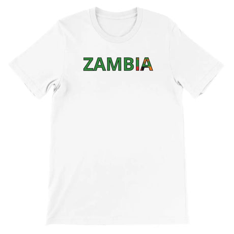 T-shirt Drapeau Zambie - Pixelforma 