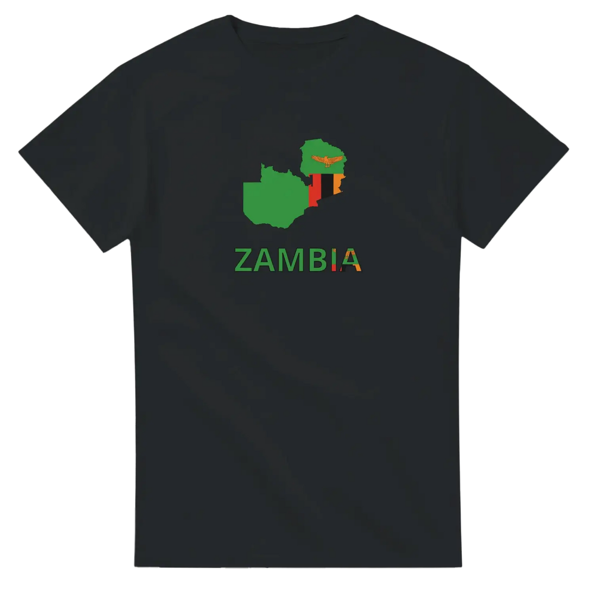 T-shirt drapeau zambie carte - pixelforma