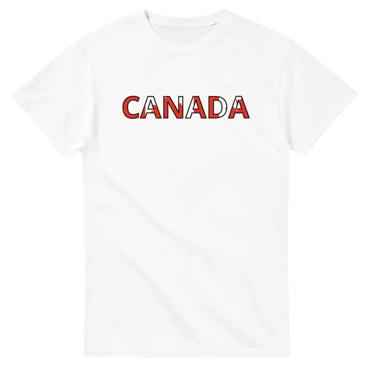 T-shirt écriture Drapeau Canada - Pixelforma 