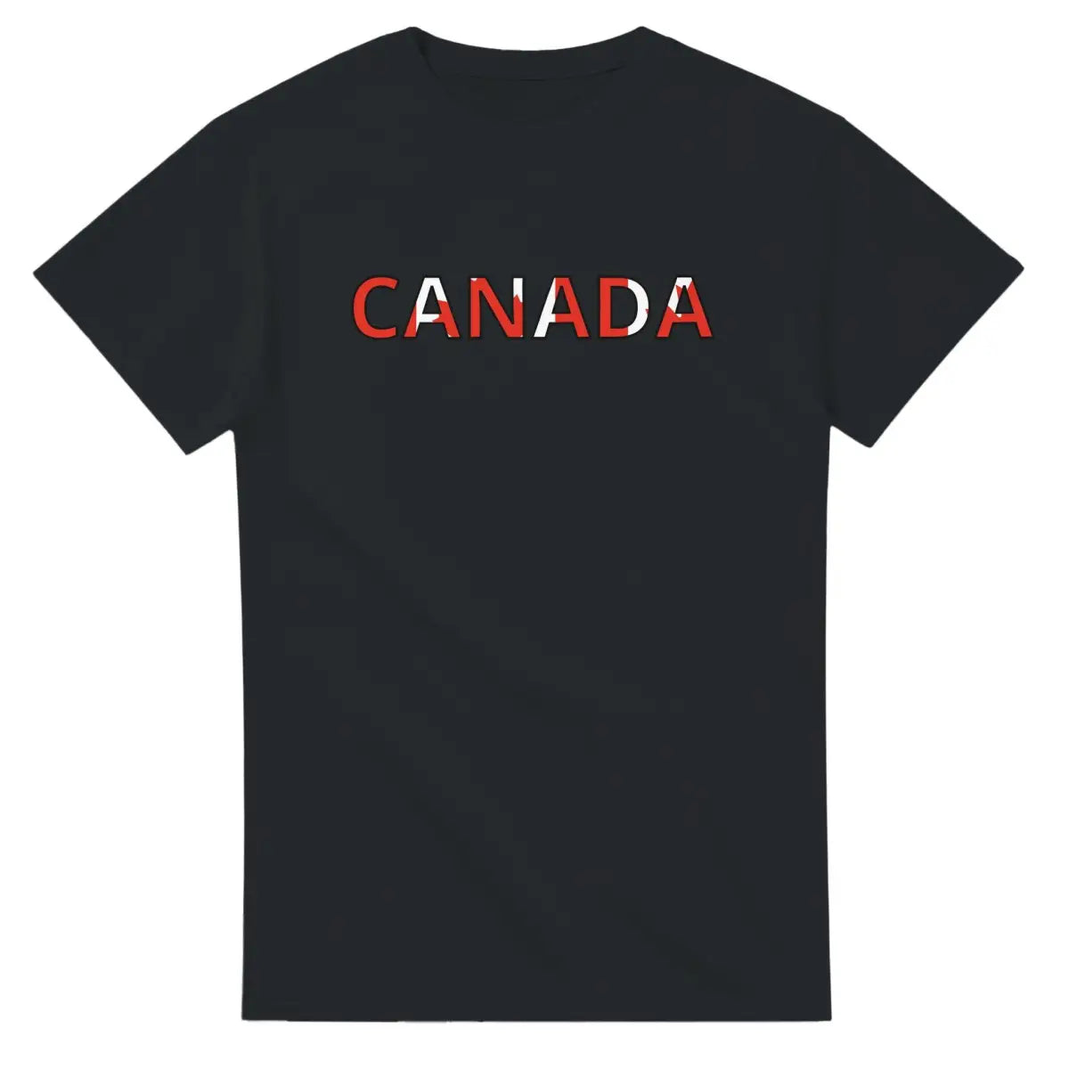 T-shirt écriture Drapeau Canada - Pixelforma 