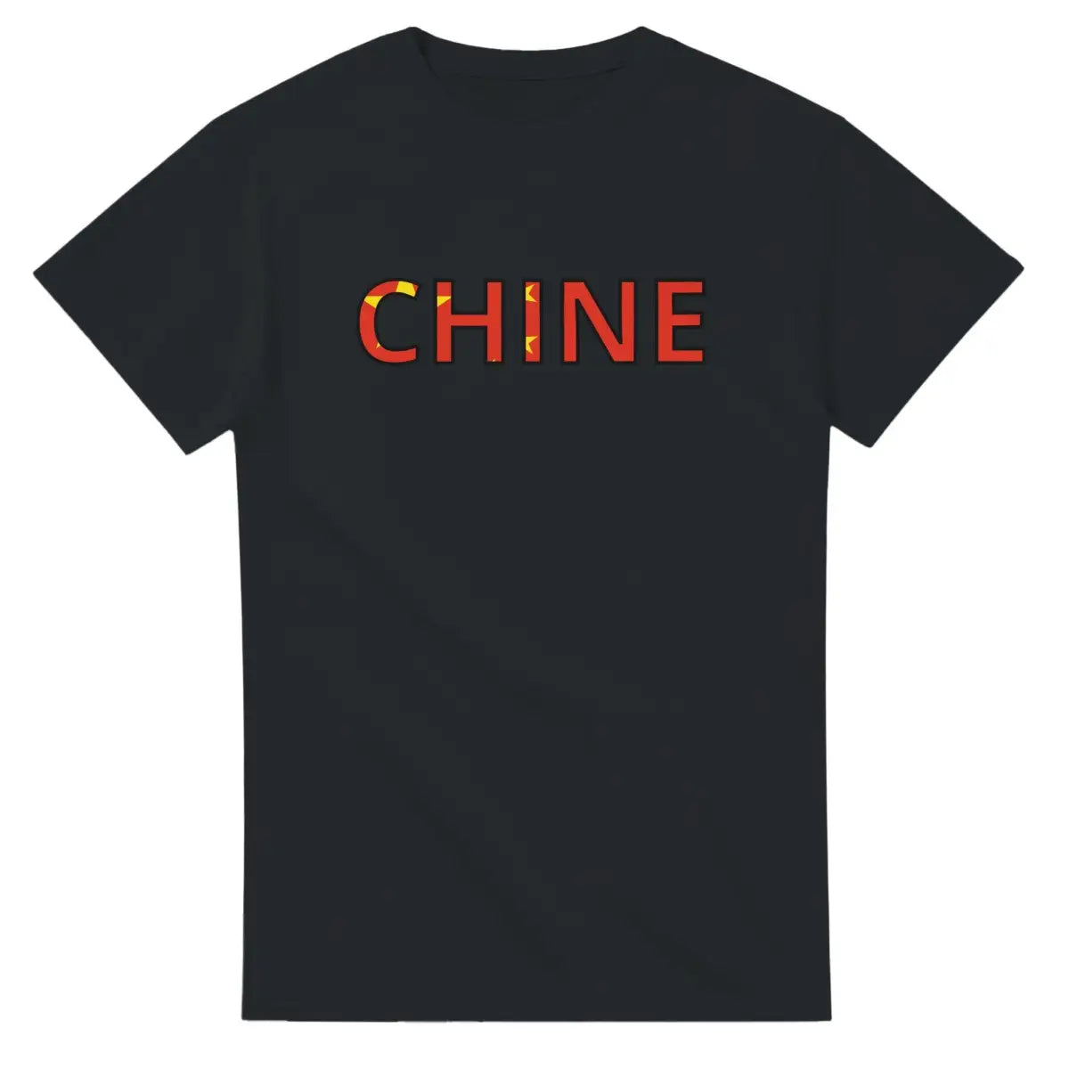 T-shirt écriture Drapeau Chine - Pixelforma 