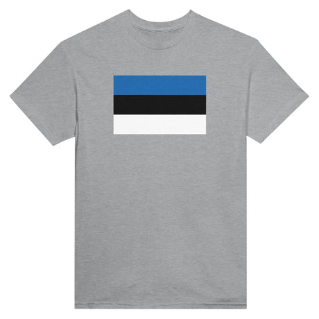 T-shirt estonie brodé coton épais couleur patriote