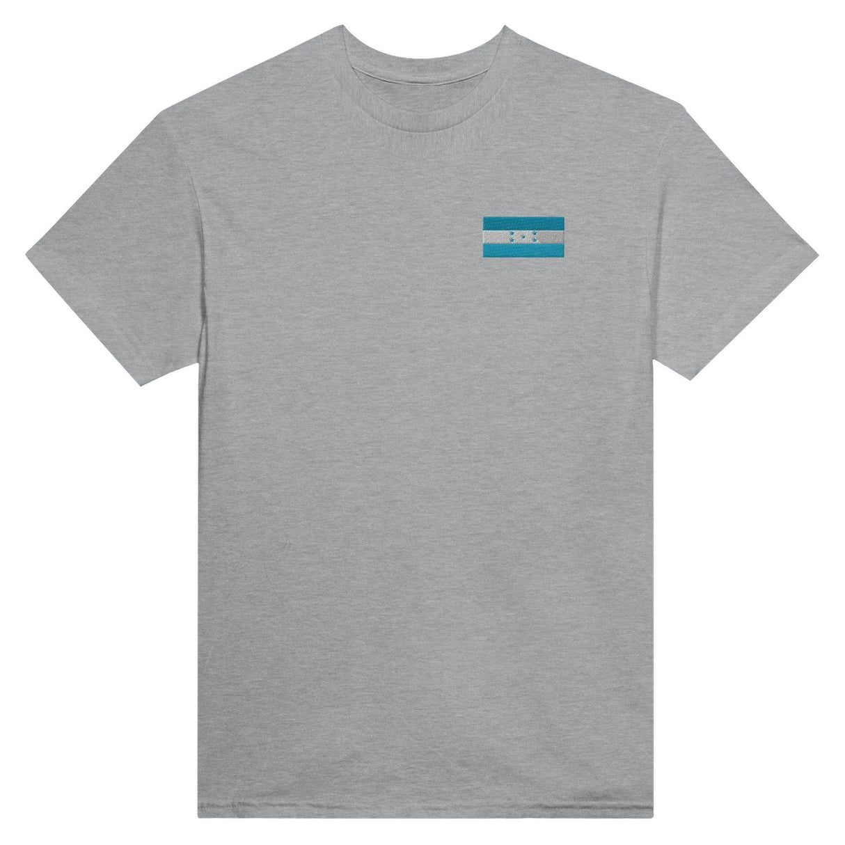 T-shirt honduras broderie couleur en coton épais mélangé