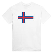 T-shirt îles féroé coton mélangé imprimé manches longues