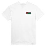 T-shirt jordanie coton mélangé broderie couleur élégante