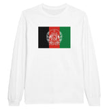 T-shirt manches longues afghanistan coton mélangé imprimé