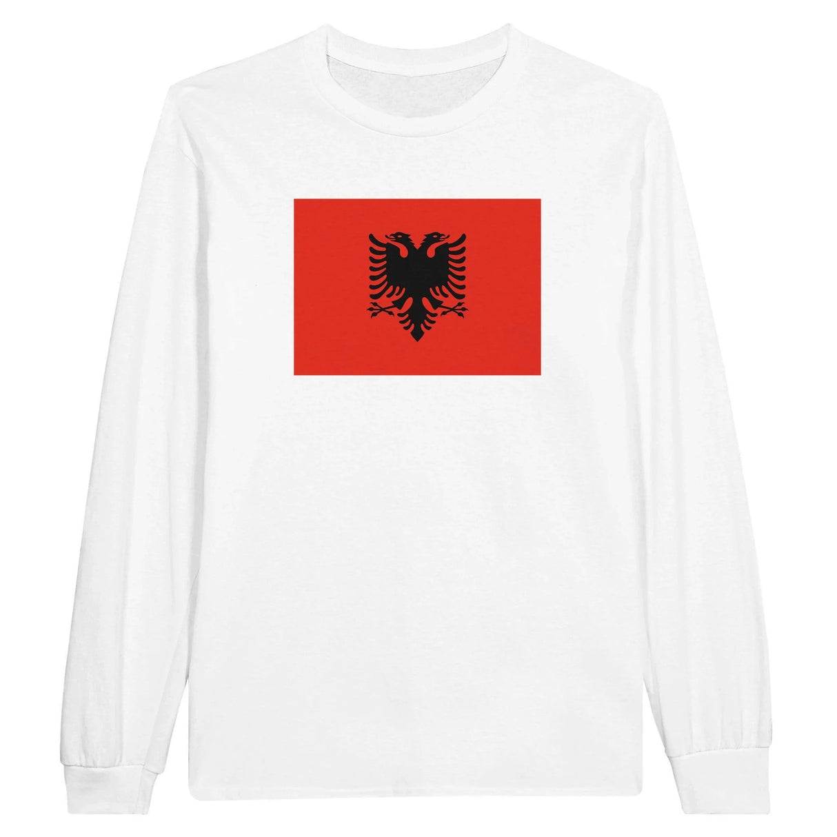 T-shirt manches longues albanie coton mélangé imprimé doux
