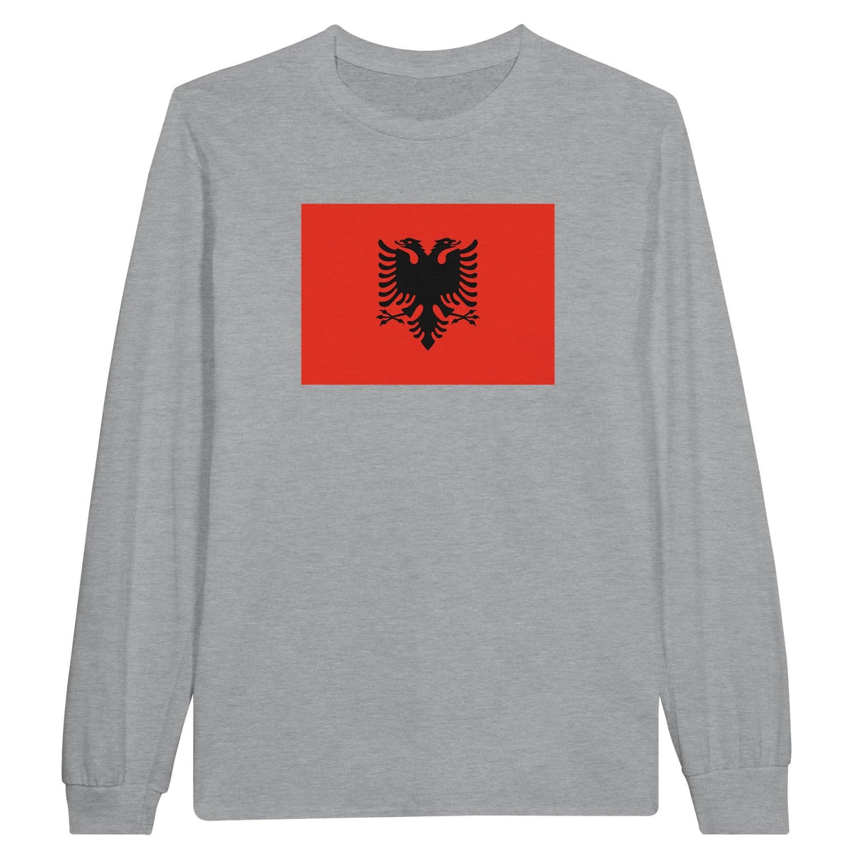 T-shirt manches longues albanie coton mélangé imprimé doux