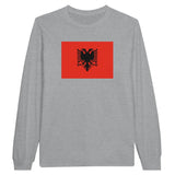 T-shirt manches longues albanie coton mélangé imprimé doux