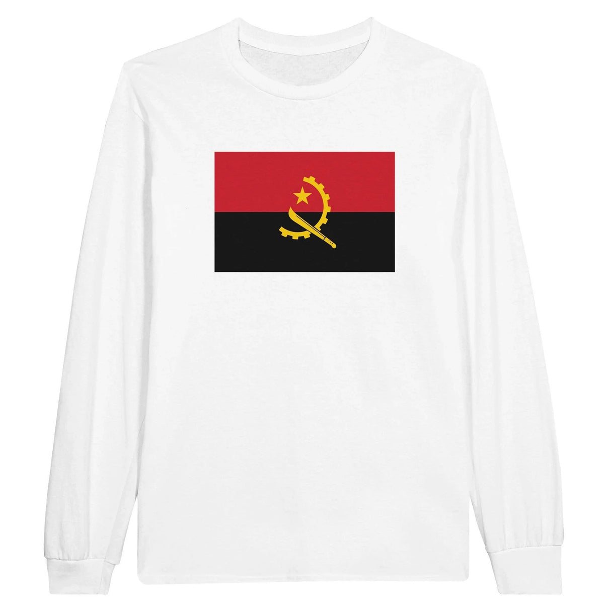 T-shirt manches longues angola coton mélangé douceur exceptionnelle