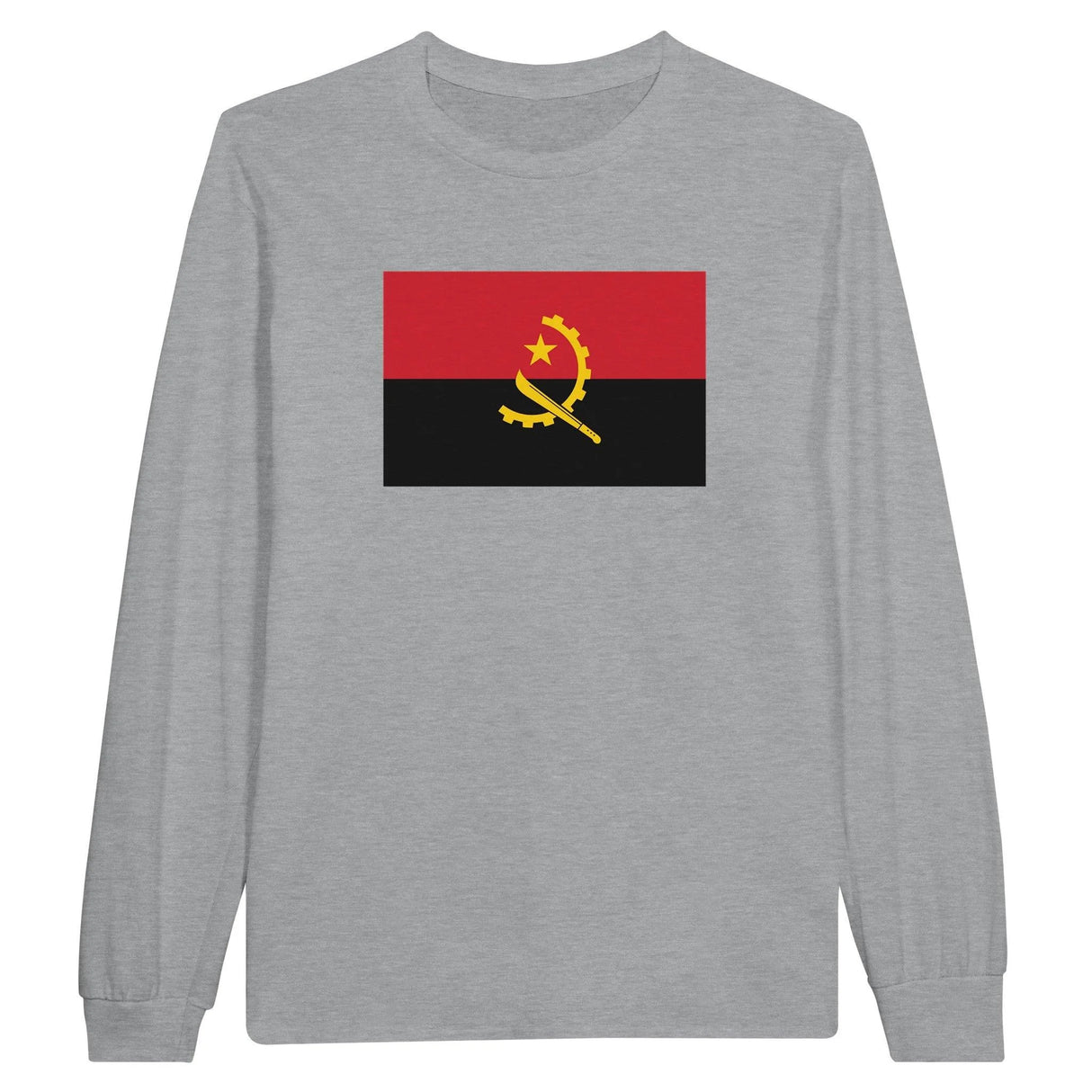 T-shirt manches longues angola coton mélangé douceur exceptionnelle