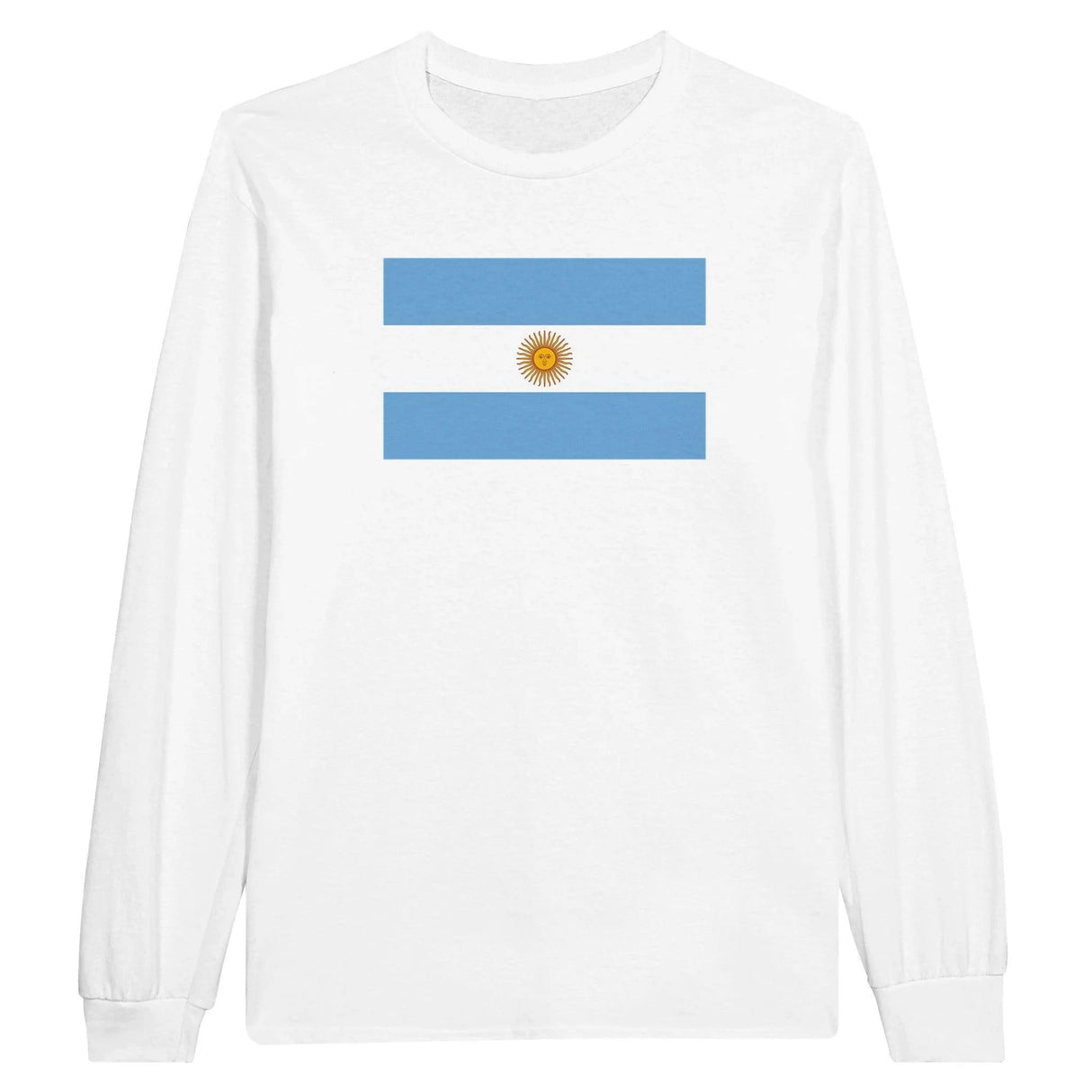 T-shirt manches longues argentine coton mélangé douceur exceptionnelle