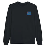 T-shirt manches longues aruba coton mélangé broderie couleur