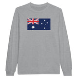 T-shirt manches longues australie coton mélangé imprimé