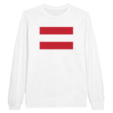 T-shirt manches longues autriche coton mélangé imprimé
