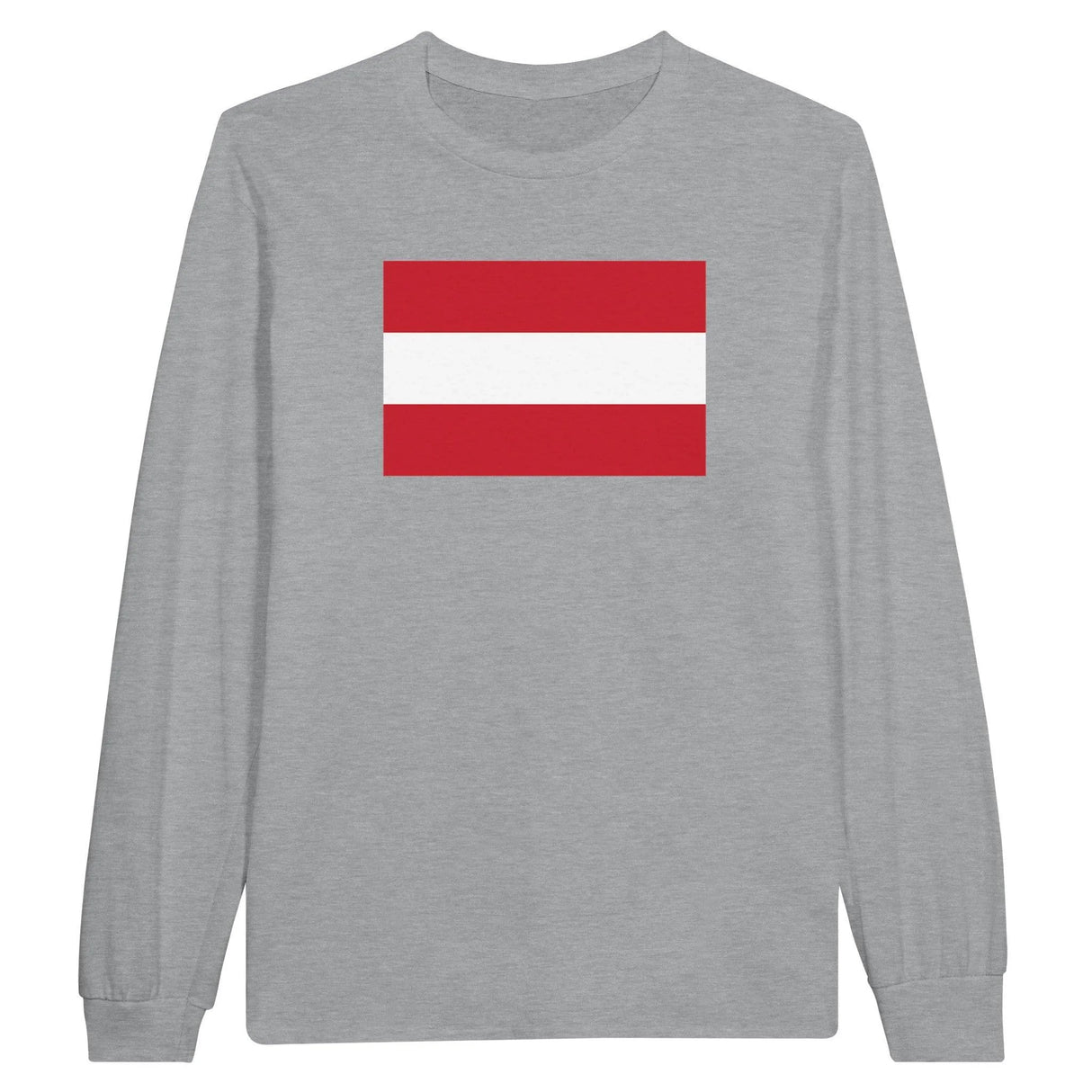T-shirt manches longues autriche coton mélangé imprimé