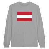 T-shirt manches longues autriche coton mélangé imprimé