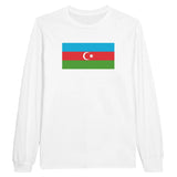 T-shirt manches longues azerbaïdjan coton doux imprimé