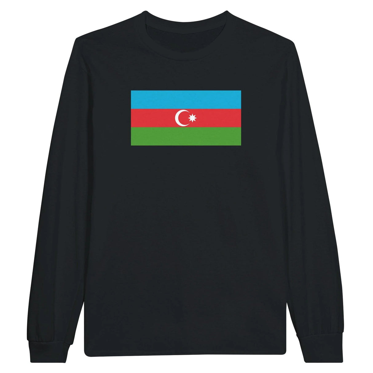 T-shirt manches longues azerbaïdjan coton doux imprimé