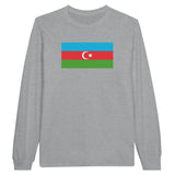 T-shirt manches longues azerbaïdjan coton doux imprimé