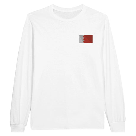 T-shirt manches longues bahreïn broderie coton doux