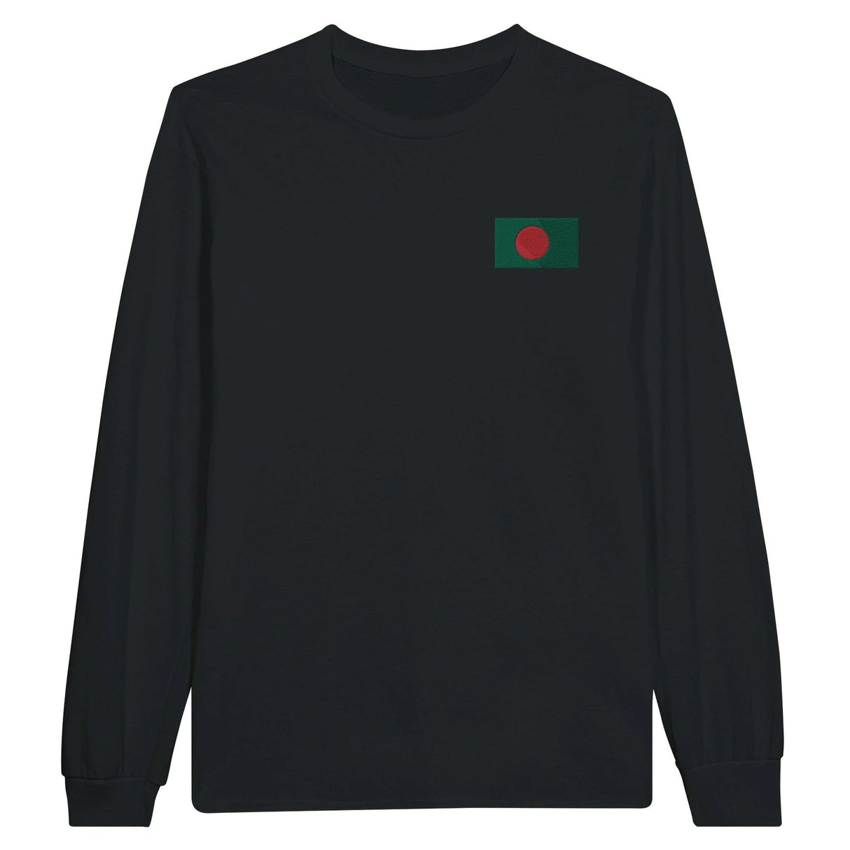 T-shirt manches longues bangladesh broderie coton doux