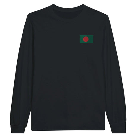 T-shirt manches longues bangladesh broderie coton doux