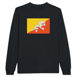 T-shirt manches longues bhoutan couleur coton mélangé doux