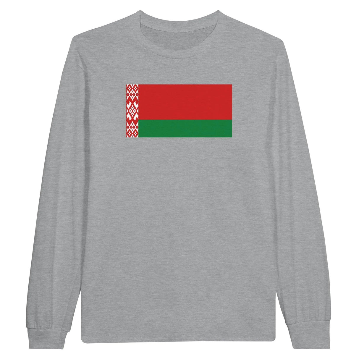 T-shirt manches longues biélorussie coton doux imprimé