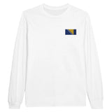T-shirt manches longues bosnie-herzégovine broderie coton doux