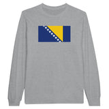 T-shirt manches longues bosnie-herzégovine coton mélangé