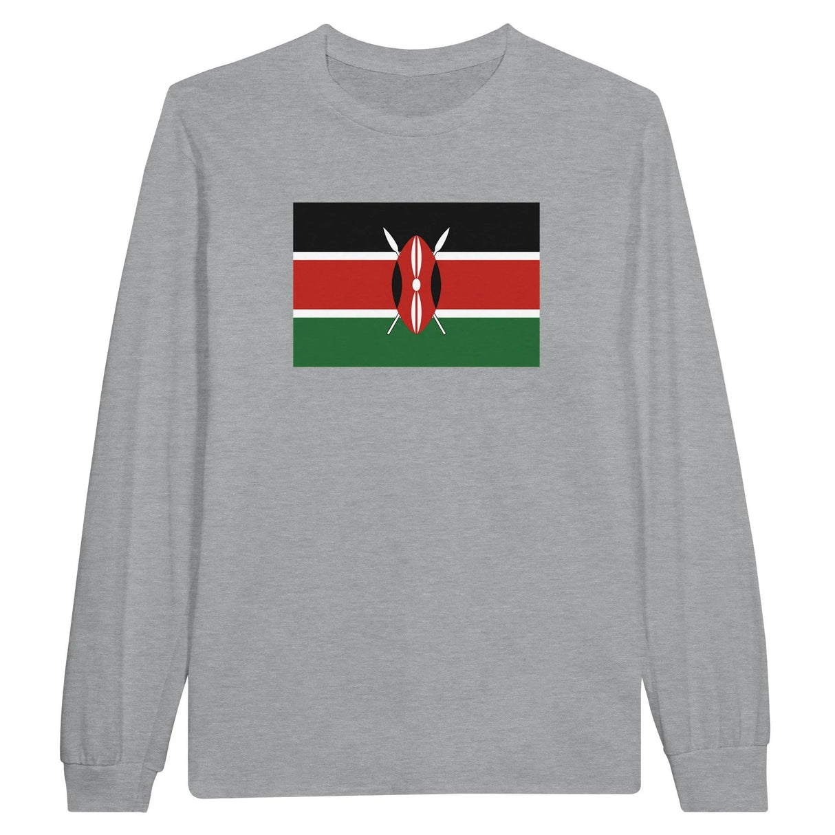 T-shirt manches longues botswana coton mélangé douceur exceptionnelle
