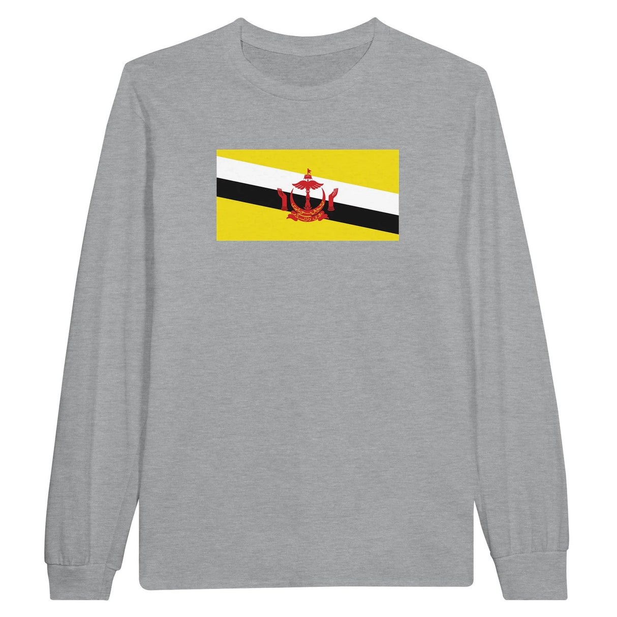 T-shirt manches longues brunei coton mélangé douceur exceptionnelle