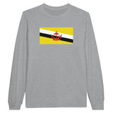 T-shirt manches longues brunei coton mélangé douceur exceptionnelle