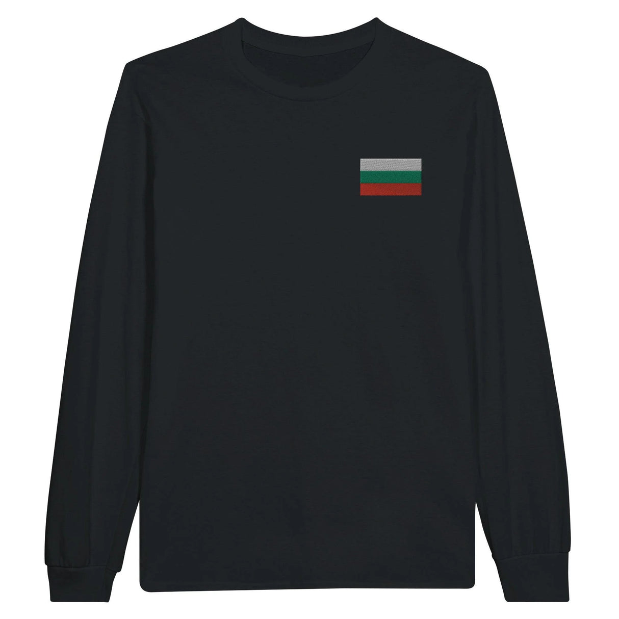 T-shirt manches longues bulgarie broderie coton doux