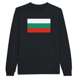 T-shirt manches longues bulgarie coton mélangé drapeau